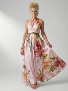Amiel | Ελαφρύ Floral Maxi Φόρεμα