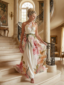 Amiel | Ελαφρύ Floral Maxi Φόρεμα