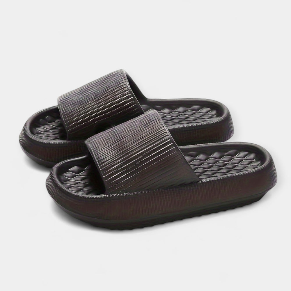 Καλοκαιρινά Slip-On Σανδάλια με Παχύ Πάτο