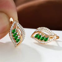 Σκουλαρίκια Σμαράγδι Μπρίσα